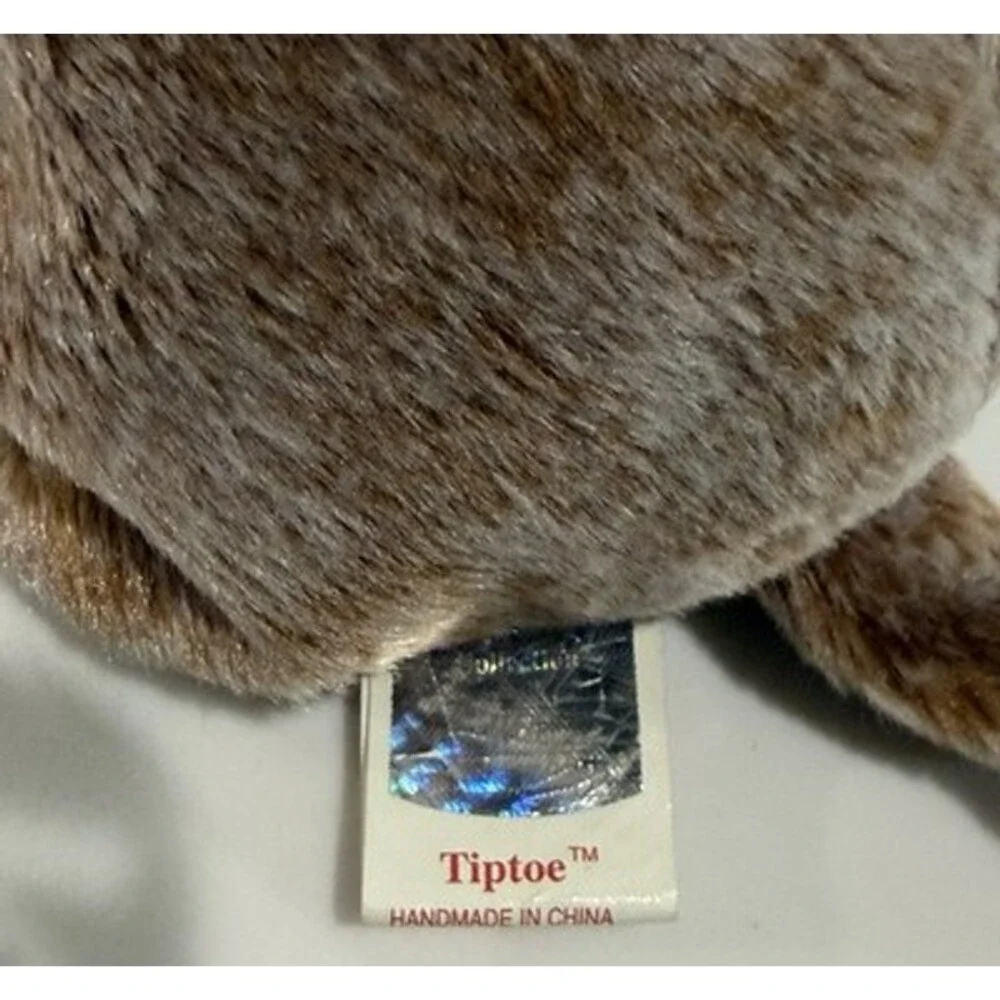 TY TIPTOE MOUSE BEANIE BABY Mint Rat Brown 1999 🐀 🔥 Display Case Included 🔥🔥
